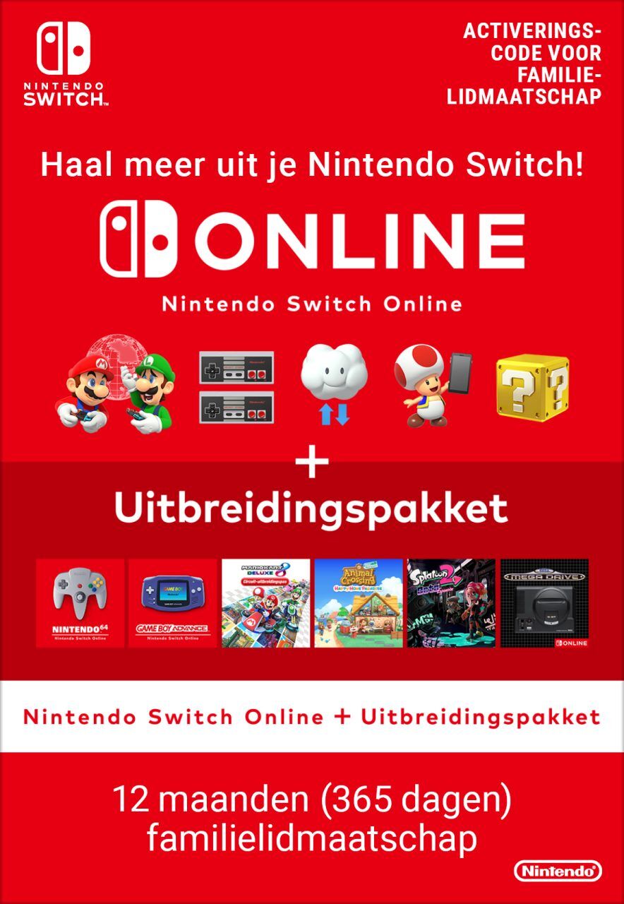 Nintendo switch online sales card